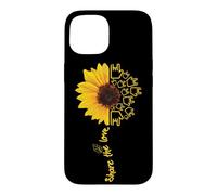 Carcasa para iPhone 15 ASL American Sign Language Sunflower Share The Love