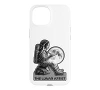 Carcasa para iPhone 15 Astronauta Dibujo Luna Sketch Espacio Artista Gráfico