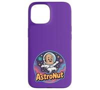 Carcasa para iPhone 15 Astronut Lindo Cacahuete En Espacio Galaxia Astronauta Juego de Palabras