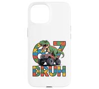 Carcasa para iPhone 15 Ausim Six Seven Bruh Dino Autismo Awreness 67 Meme niños Niños
