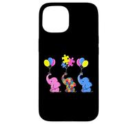 Carcasa para iPhone 15 Autism Shirt Elephant Gift Autism Awareness Shirt Sensory