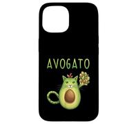 Carcasa para iPhone 15 Avogato Cinco De Mayo Regalo Cinco De Meow Avogato Cat Aguacate