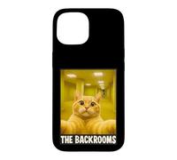 Carcasa para iPhone 15 Backrooms Cat Selfie: Horror Espacial Espeluznante liminal