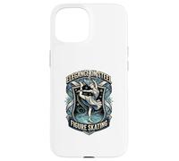 Carcasa para iPhone 15 Bailando sobre Hielo Patinaje artístico Elegancia de Acero