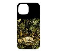 Carcasa para iPhone 15 Banco botánico para macetas de Invernadero Vintage, diseño de Naturaleza