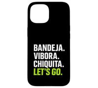 Carcasa para iPhone 15 Bandeja Vibora Chiquita Padel Entrenador Regalo Hombre Mujer