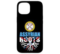 Carcasa para iPhone 15 Bandera asiria Ashur, Emblema de Ashur, Siria Suryoyo, Siria, Irak