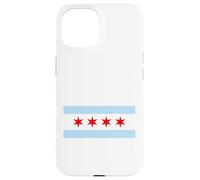 Carcasa para iPhone 15 Bandera de Chicago Home Love Family Hombres Mujeres Niños Jóvenes