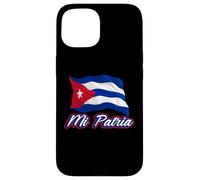 Carcasa para iPhone 15 Bandera de Cuba para Hombres, Mujeres y niños, patriótica Mi Patria Cuban