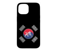 Carcasa para iPhone 15 Bandera Hapkido Corea del Sur