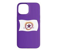 Carcasa para iPhone 15 Bandera Ondulada de la Tribu Wampanoag Squanto India nativa Americana
