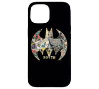 Carcasa para iPhone 15 Batman 80th Anniversary Shield Logo