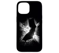 Carcasa para iPhone 15 Batman Begins Black & White Poster