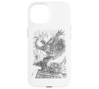 Carcasa para iPhone 15 Batman Pencil Batarang Throw Illustration