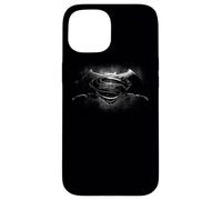 Carcasa para iPhone 15 Batman v Superman Black & White Logo
