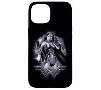 Carcasa para iPhone 15 Batman v Superman Wonder Woman Rainy Night