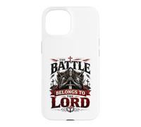 Carcasa para iPhone 15 Battle Belongs To The Lord Christian Warrior Armor of God