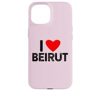 Carcasa para iPhone 15 Beirut Lebano T-Shirt - I Love You Beirut Lebanon Shirt