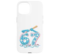 Carcasa para iPhone 15 Béisbol 6 7 Six Seven Candy Helado Burbujas Tiempo de Juego