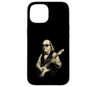 Carcasa para iPhone 15 Ben Franklin Tocando la Guitarra Divertido 4 de Julio Retro Vintage