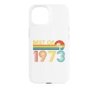 Carcasa para iPhone 15 Best of 1973 Retro Men Women Birthday Year Old 1973 Vintage