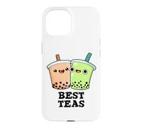 Carcasa para iPhone 15 Best Teas Funny Best Friend Pun