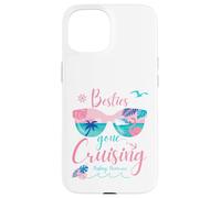 Carcasa para iPhone 15 Besties Gone Cruising Matching Womens Girls Cruise