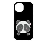Carcasa para iPhone 15 Big Panda Lady está Enamorada