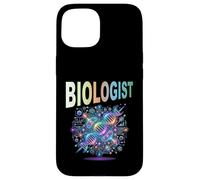 Carcasa para iPhone 15 BIÓLOGO Científico Biología Ciencia Amante Ciencias Naturales