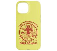 Carcasa para iPhone 15 Birthday in Hell Sarcastic Retro Funny Adult Humor