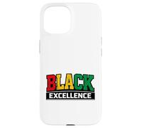 Carcasa para iPhone 15 Black Excellence Empowerment Colores panafricanos
