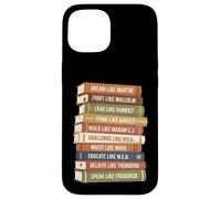 Carcasa para iPhone 15 Black Leaders African American Teachers Education Pride