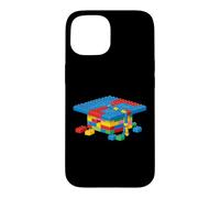 Carcasa para iPhone 15 Bloques constructores de Ladrillos Graduado Graduado Feliz graduación