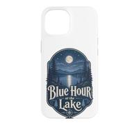 Carcasa para iPhone 15 Blue Hour at The Lake Badge Lakecore Aesthetic
