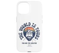 Carcasa para iPhone 15 Bob Ross The World Is Yours