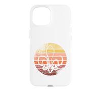 Carcasa para iPhone 15 Bonito diseño Retro Vintage de Lirios Scout