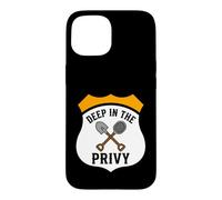 Carcasa para iPhone 15 Bottle Digging Relic Hunter Deep In The Privy Design