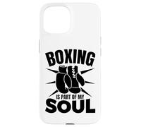 Carcasa para iPhone 15 Boxeador Motivación Defensa Personal