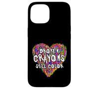 Carcasa para iPhone 15 Broken Crayons Still Color Mental Health Awareness