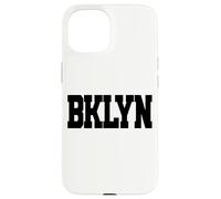 Carcasa para iPhone 15 Brooklyn, Nueva York BKLYN Brooklyn | Testo Blanco