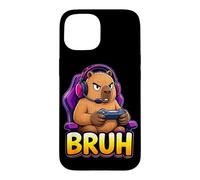 Carcasa para iPhone 15 Bruh Capybara Videojuegos Funny Controller PC Gamer Console