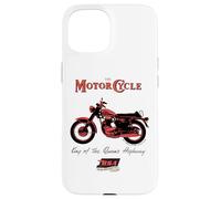 Carcasa para iPhone 15 BSA Motocicleta Rey De La Reina Highway Retro
