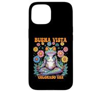 Carcasa para iPhone 15 Buena Vista, Colorado, EE. UU., caprichoso diseño Zen con Forma de Rana