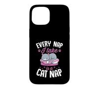 Carcasa para iPhone 15 Cada Siesta Que tomo es una Siesta de Gato