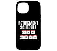 Carcasa para iPhone 15 Calendario de jubilación: Ahora Hago lo Que Quiero