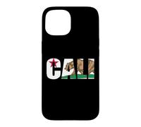 Carcasa para iPhone 15 California Flag Cali Home Love Hombres Mujeres Niños