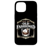 Carcasa para iPhone 15 Call Me Old Fashioned Whisky Cocktail Beber Mixologist