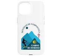 Carcasa para iPhone 15 Camino de Invierno Ciclista Santiago de Compostela 2026