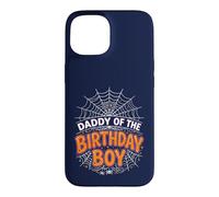 Carcasa para iPhone 15 Camiseta de Fiesta de Halloween con diseño de araña de cumpleaños Daddy of The Boy