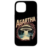 Carcasa para iPhone 15 Camiseta De La Ciudad De Agartha Teoría De La Conspiración